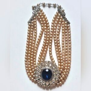 Kenneth Jay Lane Princess Diana Faux Pearl Choker Necklace Saks Store Exclusive